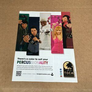 Yslas / Becquer / Santiel / Ashley / Torres - Toca Percussion - 2011 Print Ad